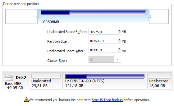 Spravujte svoje oddiely na pevnom disku ako profesionál pomocou oddielu EaseUS Partition Master [Windows] EaseUS Partition Master Change Partition