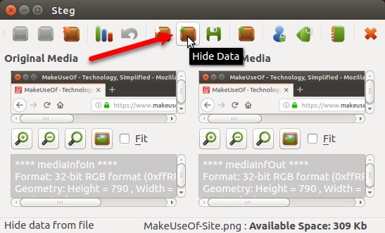 Skryť súbor vo vnútri obrázka pomocou Steg v Ubuntu