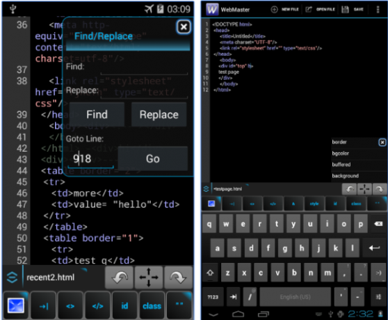 Áno, môžete na cestách kód: 7 najlepších HTML editorov pre Android WebMaster HTML Editor Lite 607x500