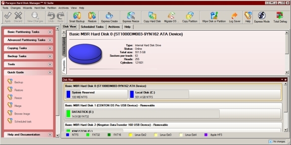 Paragon Hard Disk Manager 12 Suite: Kompletná kontrola nad vašimi pevnými diskami [prezradí] phdm21