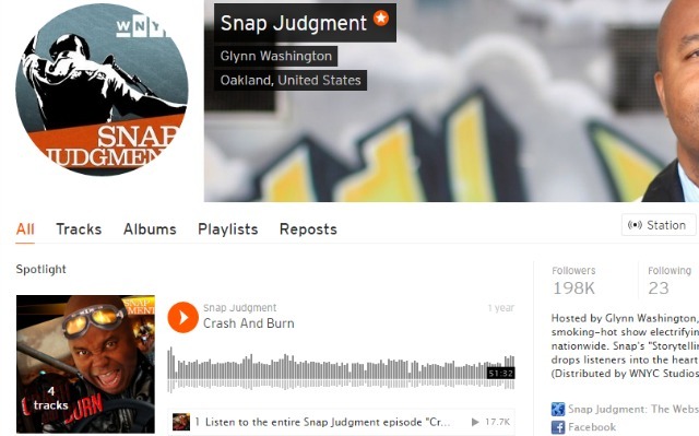 Podcast Snap Judgment na SoundCloud