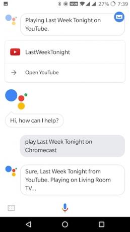 Asistent Google Chromecast