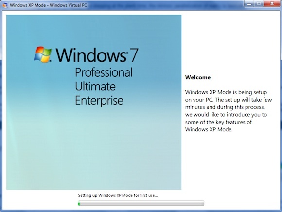 spustiť režim Windows XP