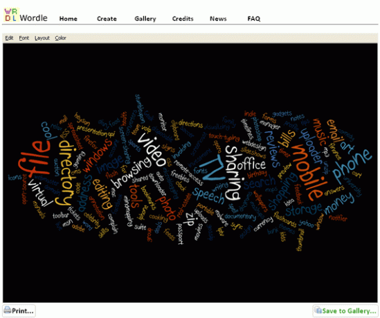 Wordle - Text Art