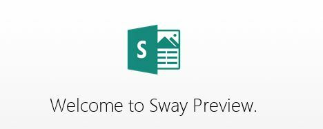 E-mail s ukážkou aplikácie Microsoft Sway