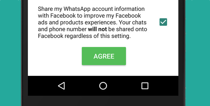 WhatsApp New Feature - Facebook Zdieľať informácie Ochrana osobných údajov