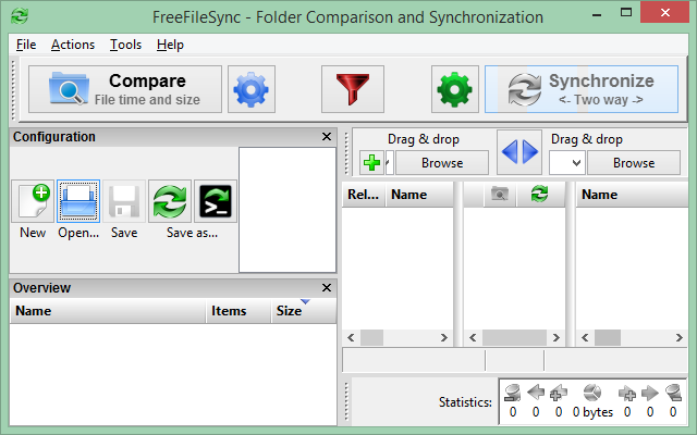 Toto je snímanie obrazovky jedného z najlepších programov Windows s názvom FreeFileSync