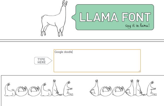 lama font