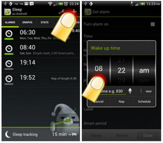 Môže aplikácia naozaj pomôcť spať lepšie? spať ako android alarm