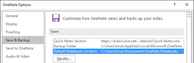 OneNote Save