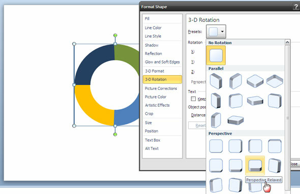 Umenie programu PowerPoint: Ako vytvoriť trojrozmerný kruh na zobrazenie cyklického procesu ppt 3d circle07