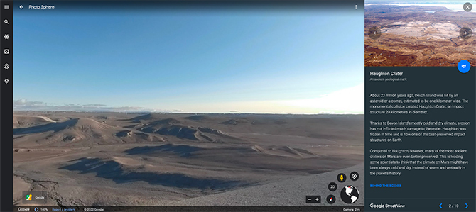 Prehliadka Google Mars na Zemi
