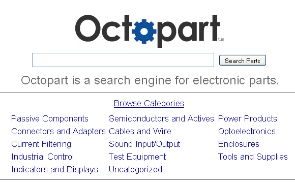 vyhľadávanie súčiastok elektroniky