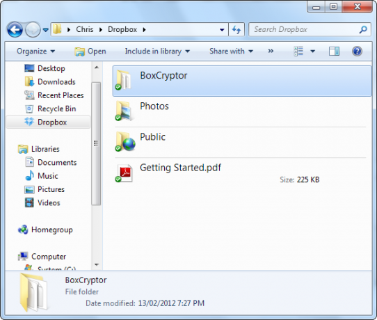Zašifrujte súbory Dropbox pomocou snímky obrazovky BoxCryptor 041