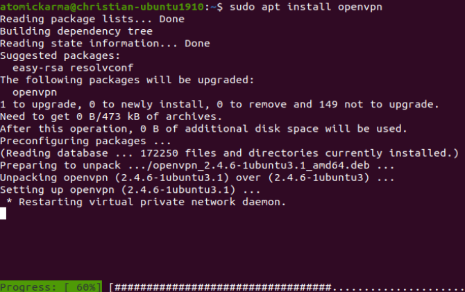 Ako nainštalovať klienta VPN na Ubuntu Linux inštalácia Linux linux vpn openvpn