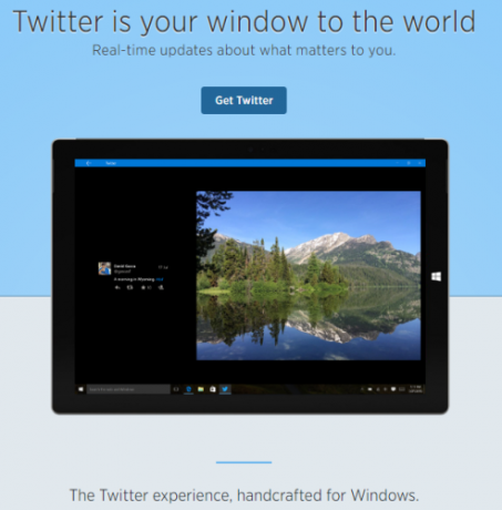 Twitter windows