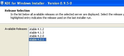 kde-version