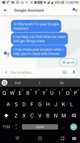 Odosielanie GIF Gboard