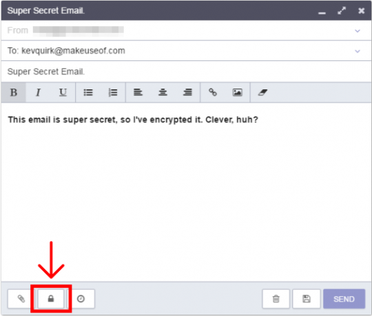 ProtonMail Vytvorte e-mail s visiacim zámkom