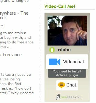 videochat widget pre blog