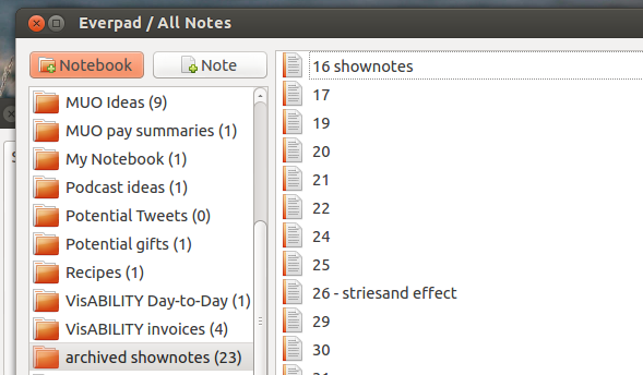Everpad: Najlepší Evernote klient pre Ubuntu [Linux] Everpad poznámky