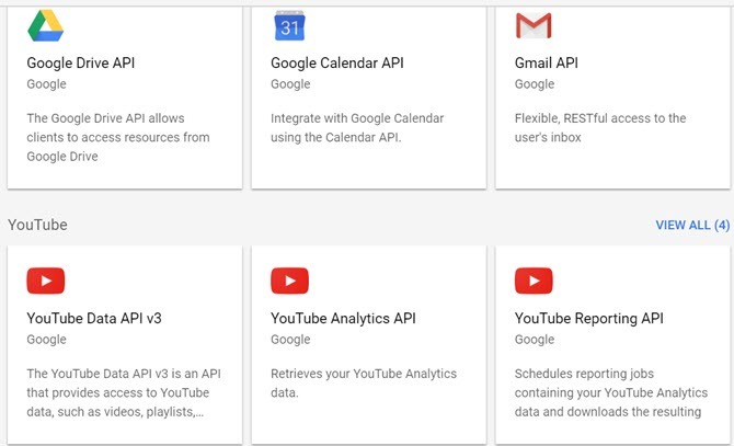 google service apis