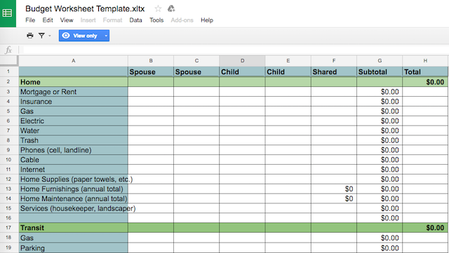 rodinný rozpočet-tabuľky-excel-simple-štartér