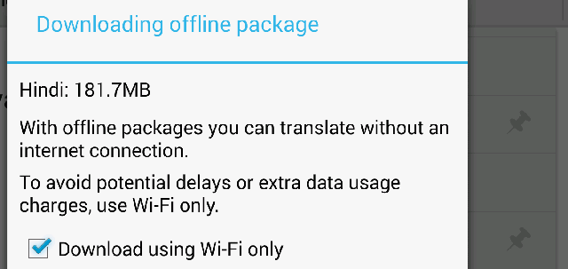 Google Prekladač - Offline-Package