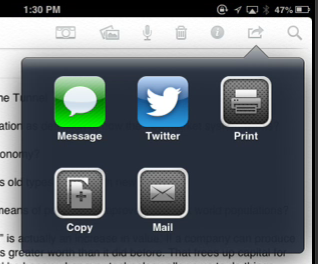 Evernote app