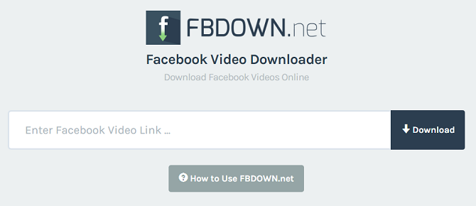 fbdown homepage