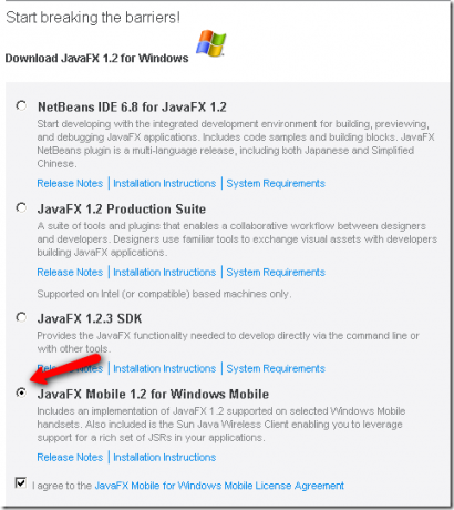 Java pre Windows Mobile