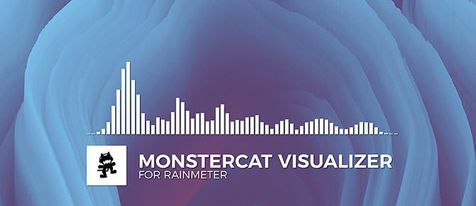 Najlepšie dažďové merače pre minimalistický desktop - vizualizátor Monstercat