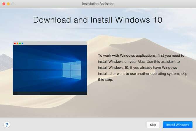 Parallels si môžete stiahnuť Windows 10 za vás