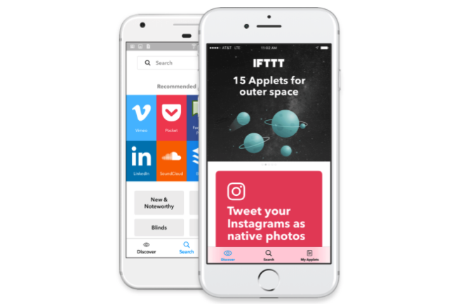 Mobilná aplikácia IFTTT