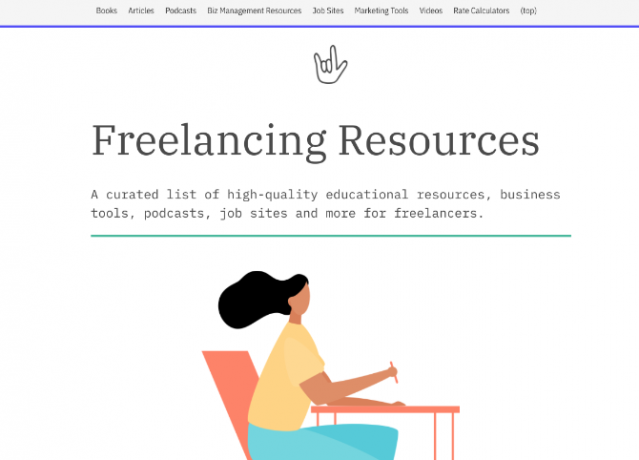 We Freelancing je kurátorský zoznam kníh, podcastov, článkov, aplikácií a ďalších zdrojov pre slobodných povolaní