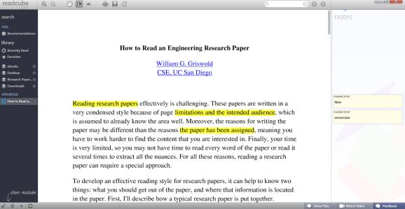 ReadCube: Klient na čítanie PDF pre ľudí vykonávajúci výskum11