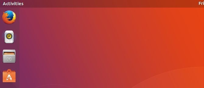 priehľadná horná lišta jednoty ubuntu gnome