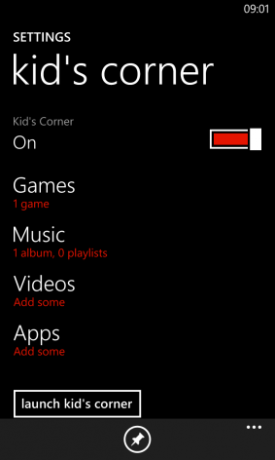 Muo-Windows Phone-Kids Corner-settings