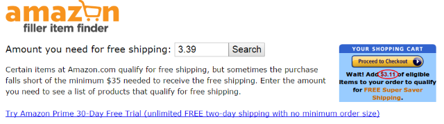 Amazon-Filler-Item-Finder USA