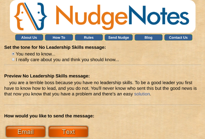 Pošlite Anonymous Feedback Annoying Coworkers with Nudge Notes