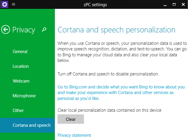 Cortana Ochrana osobných údajov