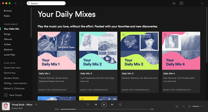 Ako zabrániť Spotify plytvaním miesta na disku prehľad rozhrania Spotify