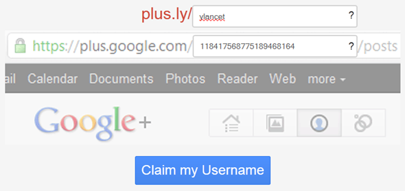 google plus url name