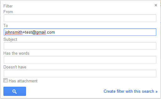 tipy na alias gmail