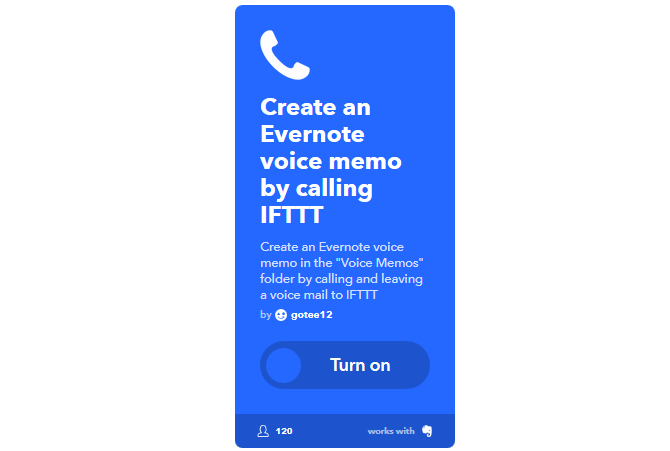 Príručka Ultimate IFTTT: Použite najvýkonnejší nástroj na webe ako profesionálny 24IFTTT EvernotteVoiceMemos