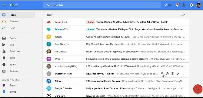 problémy s produktmi Google - gmail