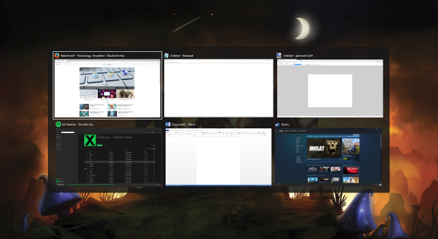Windows 10 alt tab
