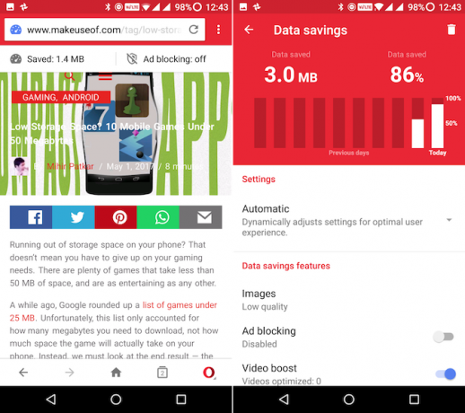 opera mini lite pre Android