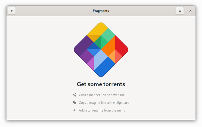 GNOME Fragmenty torrent klient pre Linux