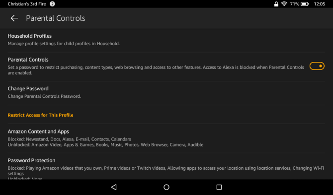 Váš neoficiálny návod na používanie tabletu Amazon Fire s muo android amazonfireguide parentalcontrols1